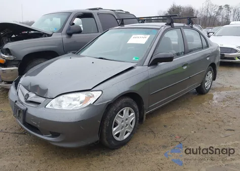 2005 Honda Civic Vp z USA, uszkodzony, nr VIN 1HGES163X5L024983